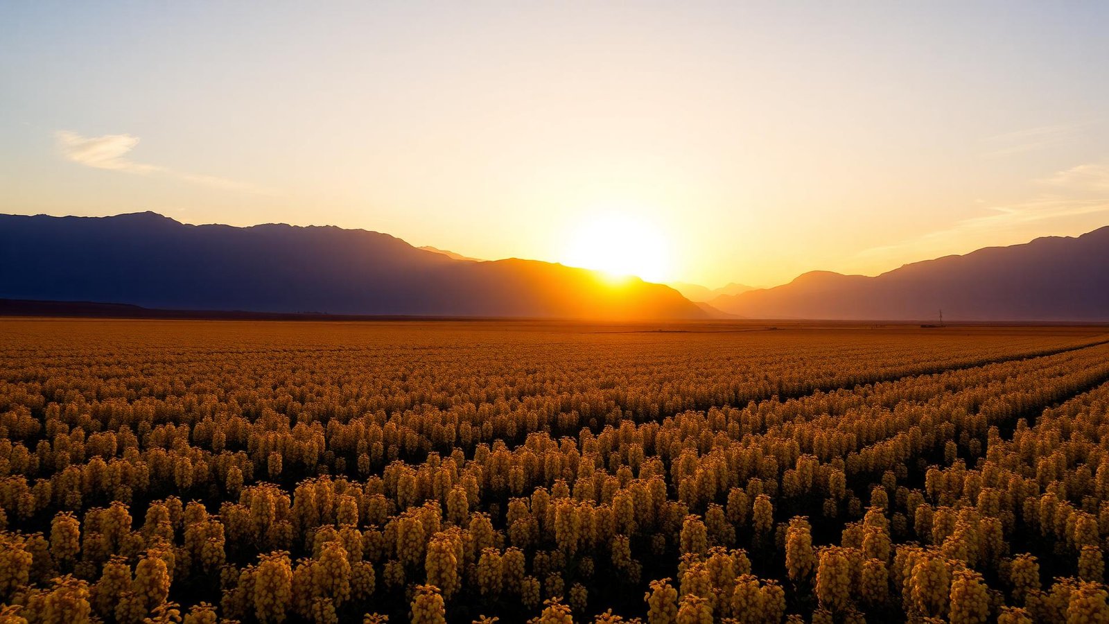 Campos de cultivo orgánico boliviano